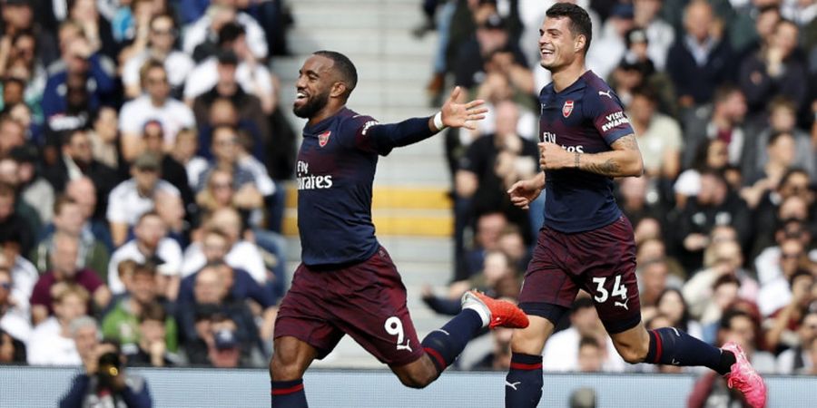 Hasil Fulham Vs Arsenal - Statistik Kembar Alexandre Lacazette dan Pierre-Emerick Aubameyang 