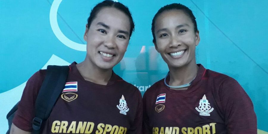 Voli Pantai Asian Games 2018 - Duo Thailand Artikan Sorakan Penonton Jakabaring sebagai Dukungan