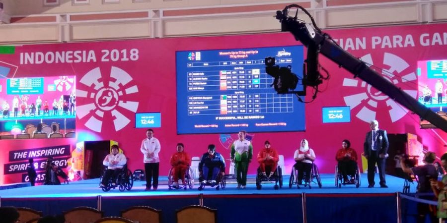 Powerlifting Asian Para Games 2018 - Baru Mulai, 2 Rekor Sudah Dipecahkan Atlet China