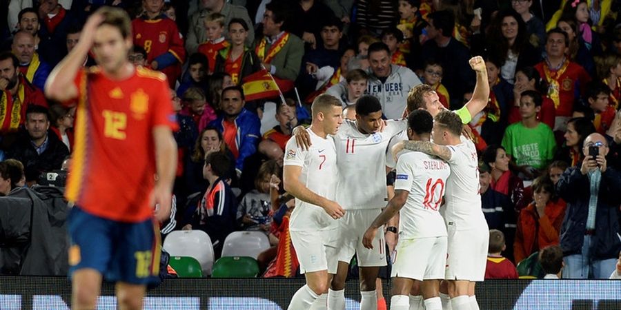 Hasil UEFA Nations League - Sergio Ramos Ukir Sejarah, Spanyol Dipermalukan Inggris