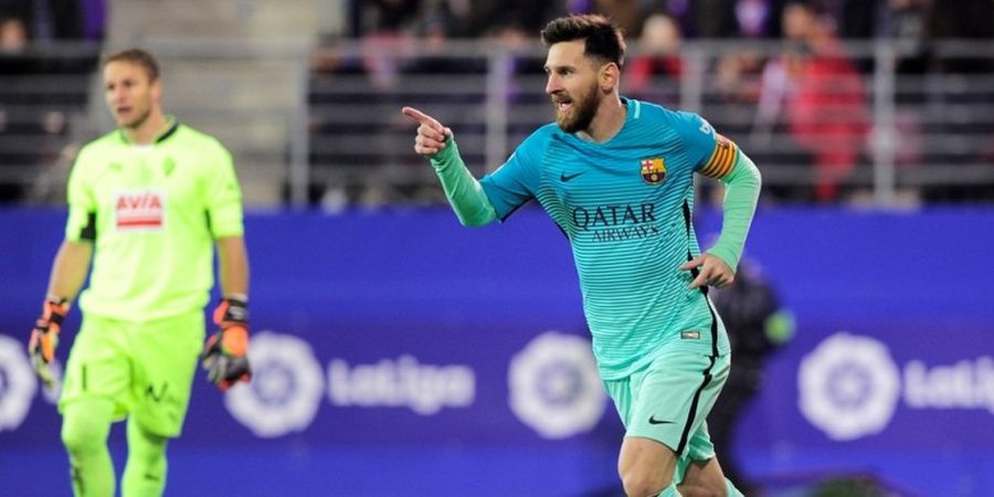 Barcelona Menang Telak, Messi-Suarez Kokoh di Puncak Top Scorer