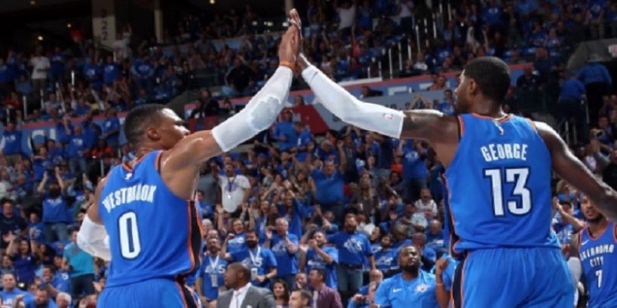 Tiga Bintang Oklahoma City Thunder Tampil Cemerlang di Laga Perdana NBA 2017/18