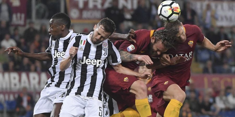 Babak I - AS Roma Kepung Pertahanan Juventus, Kedudukan Masih Sama Kuat