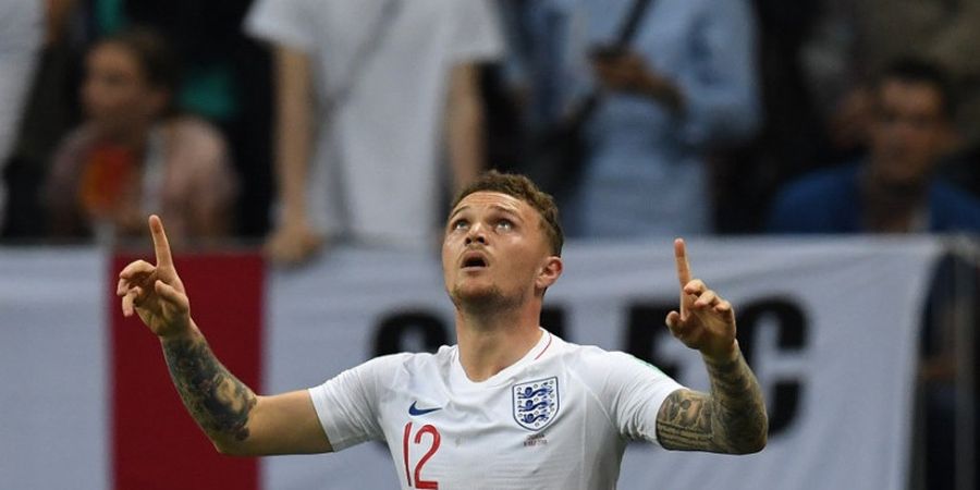 Hasil Babak I - Gol Tendangan Bebas Kieran Trippier Bawa Inggris Unggul atas Kroasia