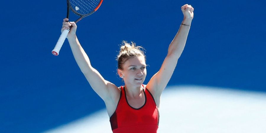 Australian Open 2018 - Kalahkan Karolina Pliskova, Simona Halep Sukses Tembus Semifinal Pertamanya di Melbourne