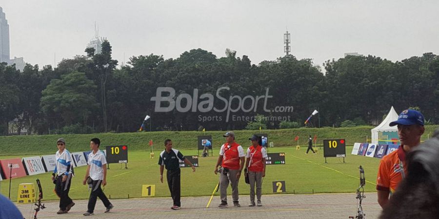 Medali Perunggu Jadi Milik Tim Panahan Mixed Compound Indonesia pada Test Event Asian Games 2018
