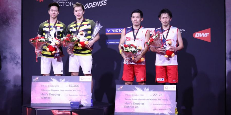 Rekor Pertemuan Marcus/Kevin Vs Kamura/Sonoda Jelang Semifinal Kejuaraan Asia 2019