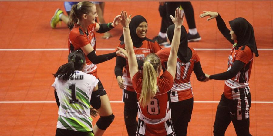 Proliga 2018 - Unggul dalam Servis dan Blok Jadi Kunci Tim Putri Pertamina Taklukkan Popsivo