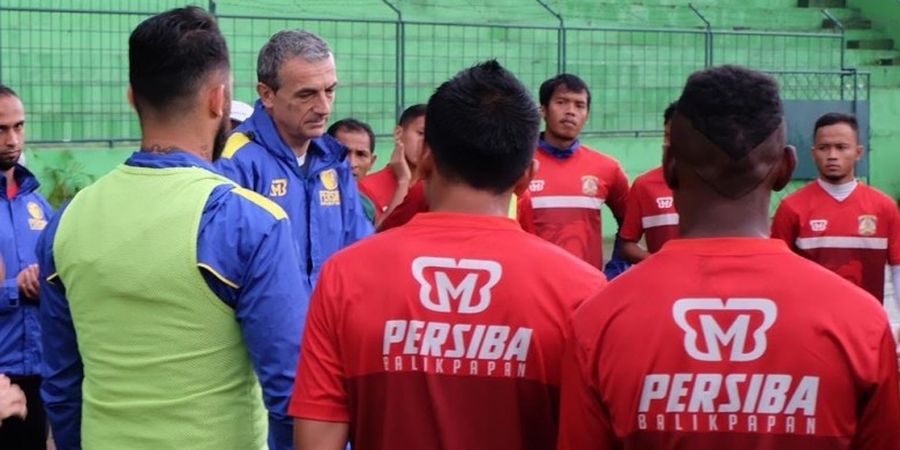 Milomir Seslija Tak Ingin Pemain Persiba Jalan Kaki di Lapangan