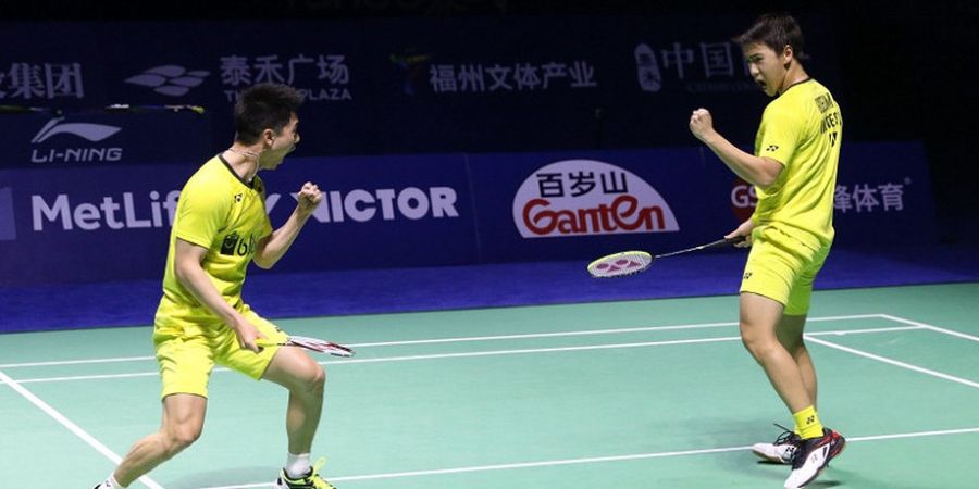 Hong Kong Open 2017 - Keren! Setahun Berlalu, Marcus Gideon/Kevin Sanjaya Geser Ganda Putra Malaysia