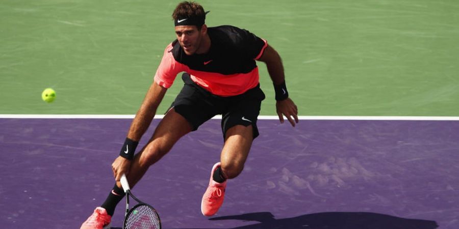 Miami Open 2018 - Rekor Juan Martin del Potro Terhenti di Tangan Petenis Tuan Rumah