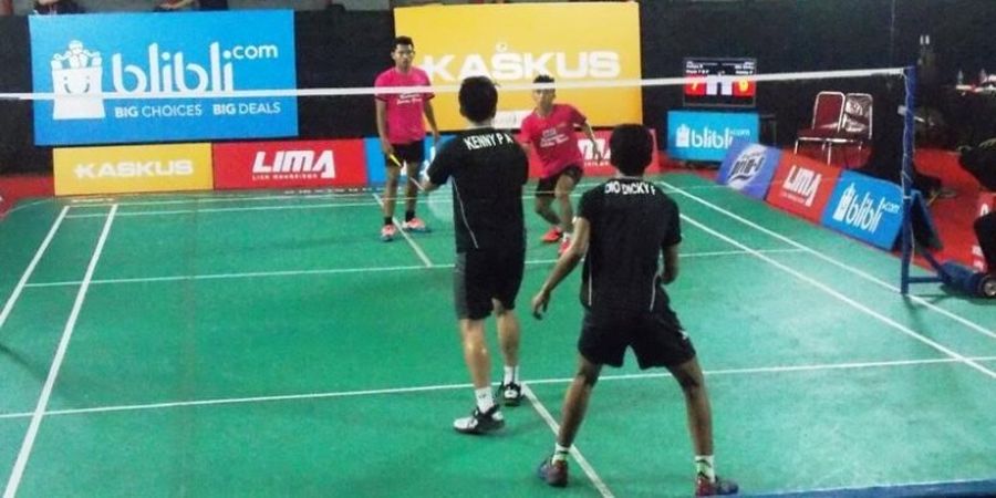 LIMA Badminton Nasional 2017: Binus Menang Telak