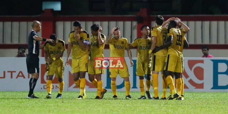 Hasil Liga 1 - Kalahkan Sriwijaya FC, Bhayangkara FC Sukses Amankan Tiga Poin Kandang