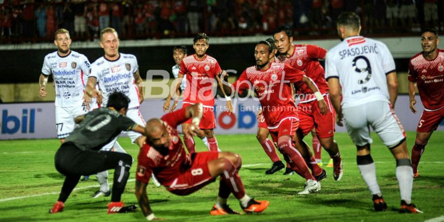 Spaso dan Kevin Brands Bawa Bali United Ungguli Persija di Babak Pertama