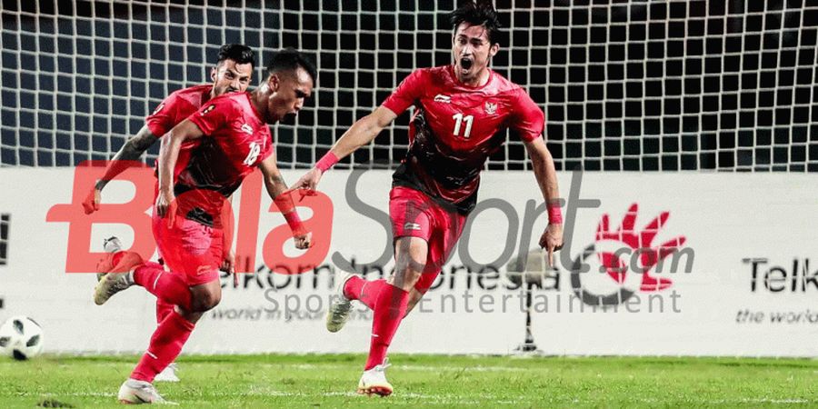 Timnas Indonesia Vs Myanmar - Sepakan Keras Irfan Jaya Antarkan Skuat Garuda Unggul 3-0