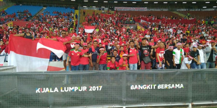 Indonesia Vs Timor Leste- Suporter Indonesia Penuhi Stadion dalam Laga lanjutan SEA Games 2017 Kontra Timor Leste