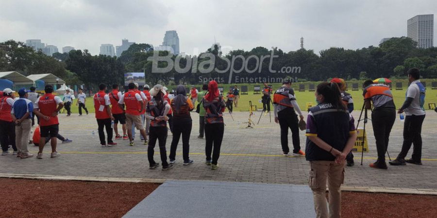 Indonesia Dikalahkan Malaysia dalam Perebutan Tiket Final Panahan Mixed Compound Test Event Asian Games