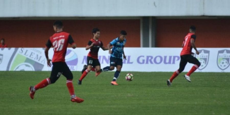 Laga Dua Klub Malaysia pada Coppa Sleman 2018 Hanya Jalan 58 Menit