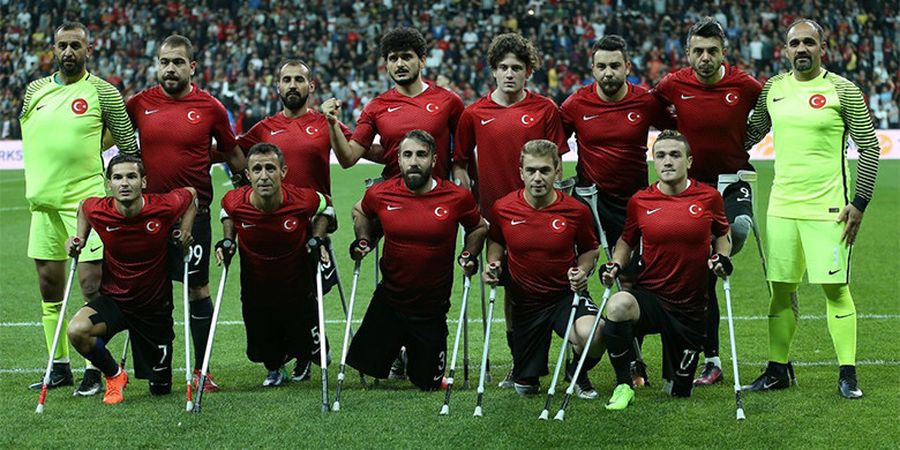 Dramatis! Kalahkan Inggris, Timnas Turki Raih Gelar Juara Turnamen Sepak Bola Difabel Se-Eropa