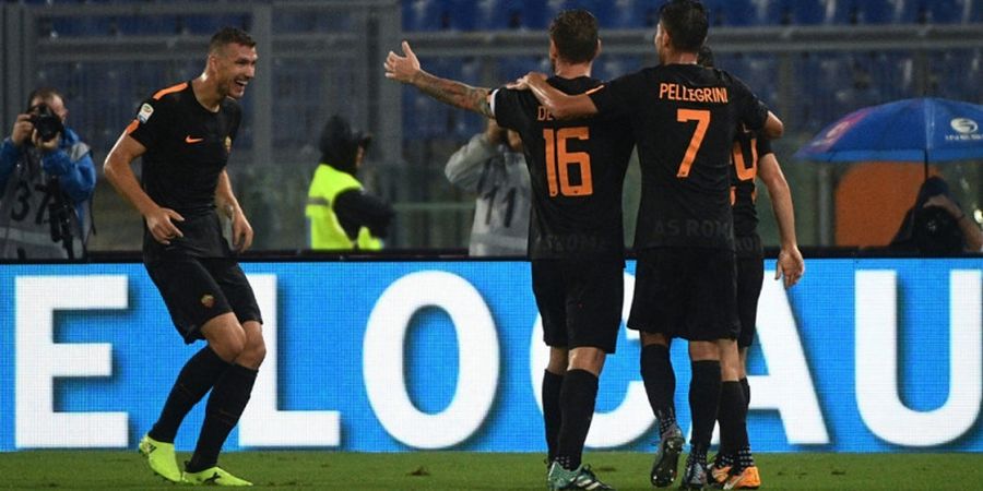 AS Roma 3-0 Hellas Verona - Radja Nainggolan dan Edin Dzeko Jadi Aktor Kemenangan