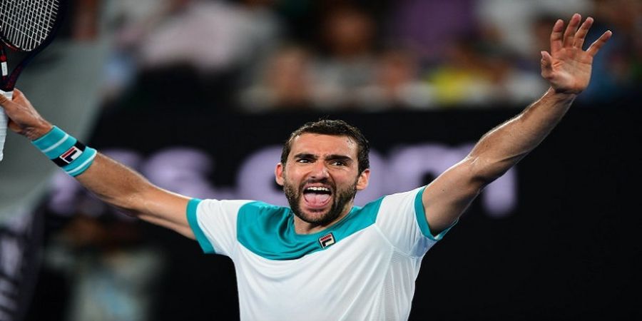 Australian Open 2018 - Marin Cilic Cetak Rekor Usai Kalahkan Kyle Edmund di Partai Semifinal