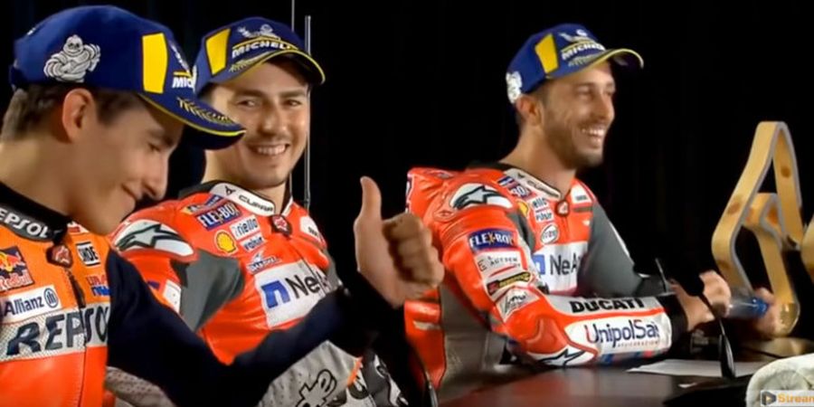 Duo Ducati Mengancam, Marc Marquez Tetap Dijagokan Jadi Juara Dunia MotoGP 2018