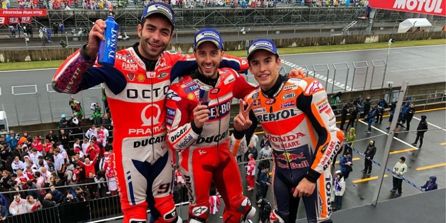 Update Klasemen Sementara MotoGP 2017 - Raih Kemenangan Kelimanya, Andrea Dovizioso Berhasil Pangkas Selisih Poin dengan Marc Marquez