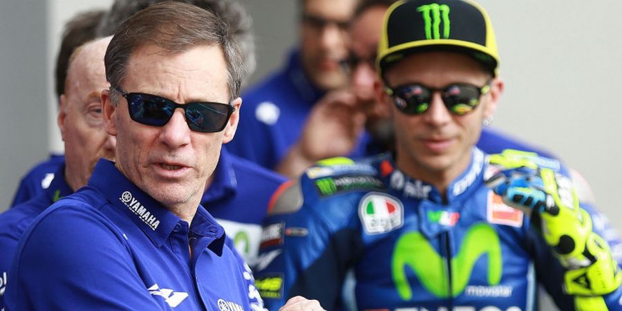 Lin Jarvis Tidak Terima Aksi Marc Marquez pada Valentino Rossi