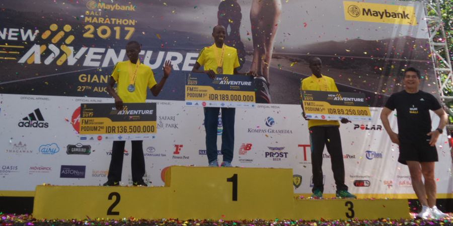 Pelari Kenya Kembali Mendominasi di Kategori Bergengsi Maybank Bali Marathon 2017