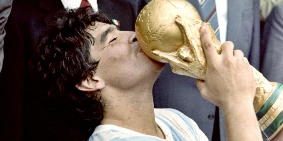 Begini Cara Diego Maradona Beri Semangat pada Pemain Timnas Argentina