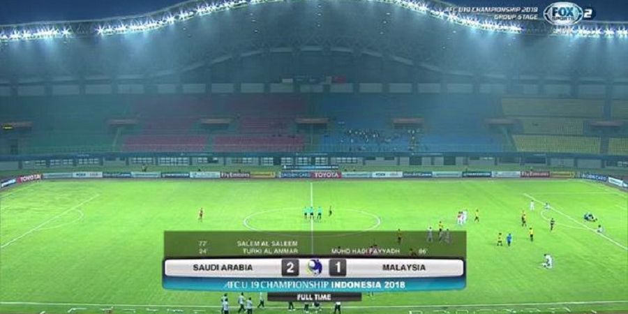 Hasil Piala Asia U-19 2018 - Malaysia Keok dan Tajikistan Taklukkan China