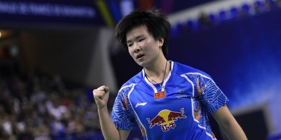 China Open 2018 - Demi Curi 1 Poin pada Perempat Final, He Bingjiao Sampai Harus Berguling di Lapangan