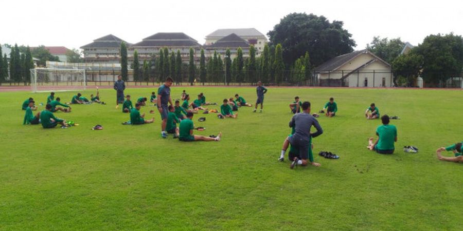 Selain Berlatih Teknik Sepak Bola, Timnas Indonesia U-19 juga Berlatih Berbicara, Untuk Apa ?