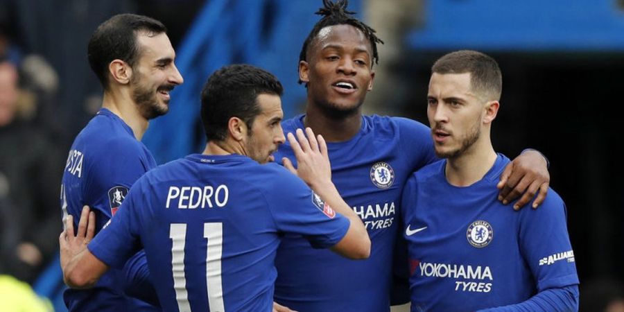 Hasil Chelsea Vs Newscastle United - Michy Batshuayi Sukses Bawa The Blues Lolos ke Babak Selanjutnya Piala FA