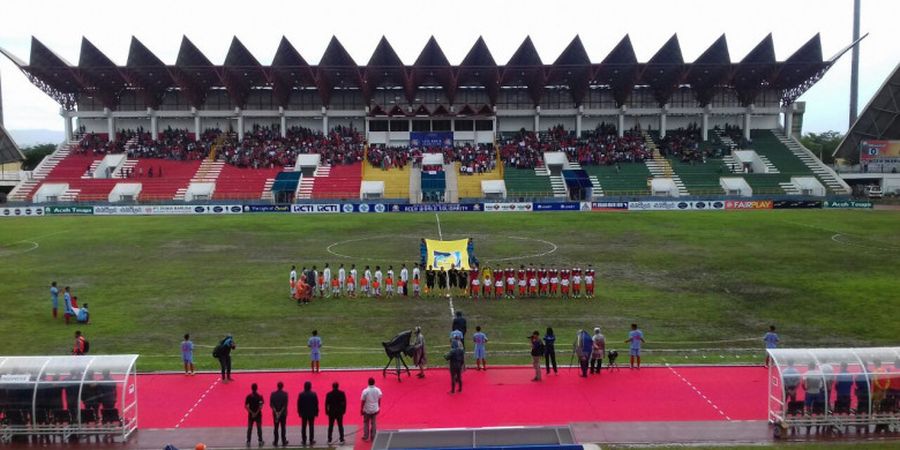Aceh World Solidarity Cup 2017 - Kalah dari Kirgistan, Netizen Menyebut Masalah Lapangan yang Jadi Faktor Kekalahan