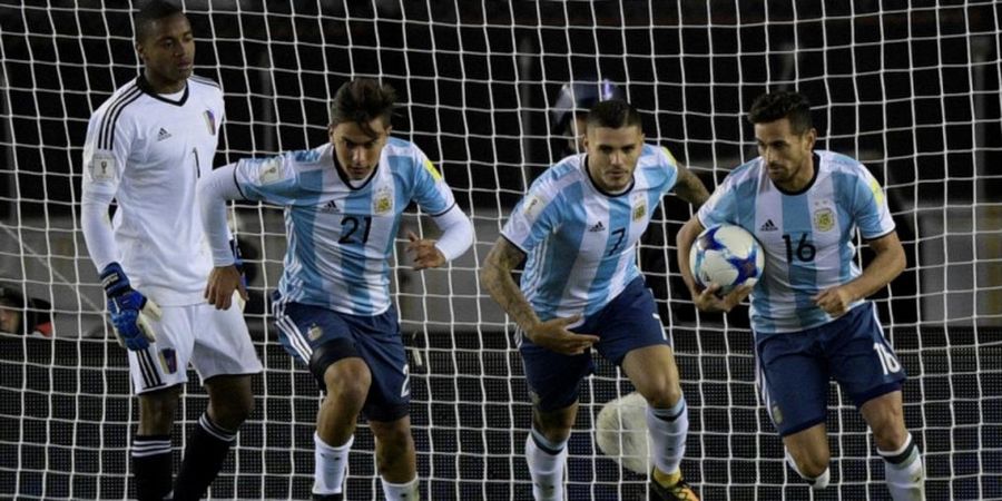 Lepaskan 21 Tembakan, Argentina Ditahan Venezuela 1-1