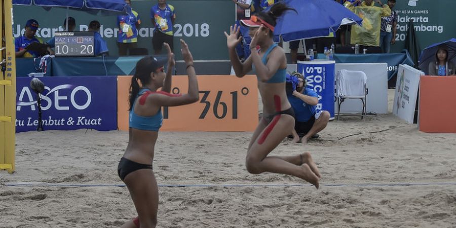 Voli Pantai Asian Games 2018 - Setelah Dapat Perunggu, Pelatih Sarankan Dhita Juliana/Dini Jasita Menikah?