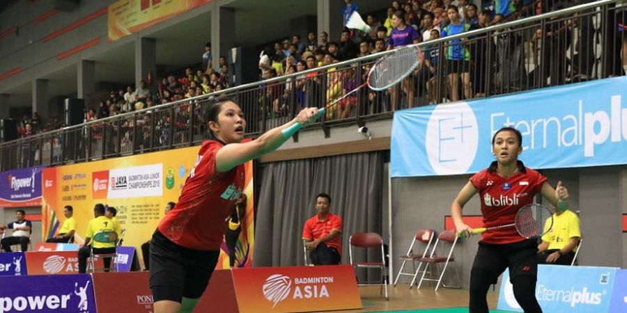 Kejuaraan Asia Junior 2018 - Tumbangkan Wakil Malaysia, Febriani/Ribka Sumbang Medali Emas untuk Indonesia