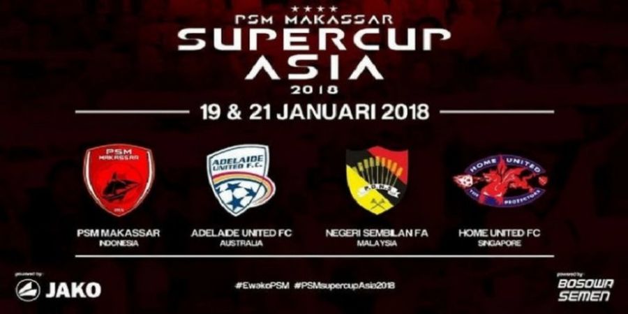 PSM Makassar Batal Jual Tiket Super Cup Asia 2018 secara Daring