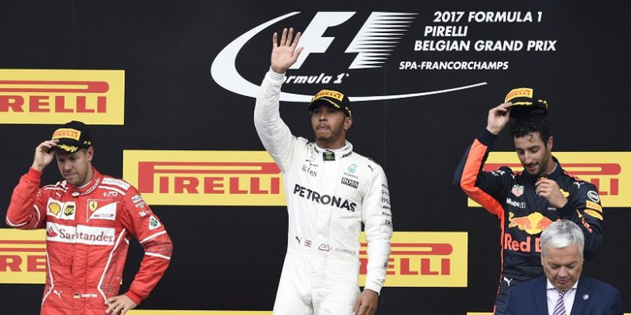 Klasemen Sementara Formula 1 2017 Setelah GP Belgia