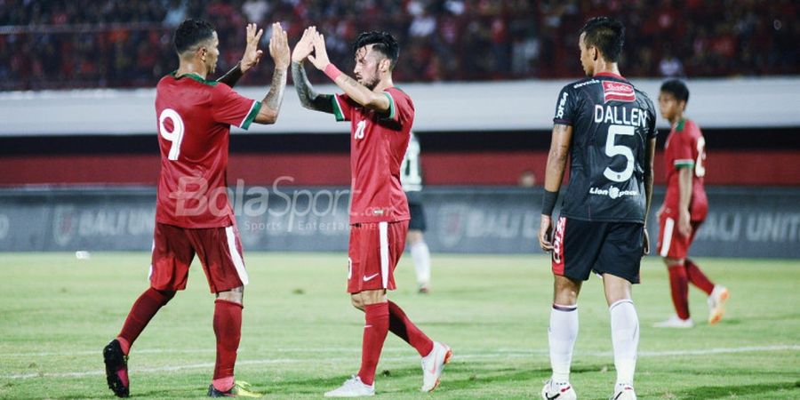 Gol Lilipaly dan Irfan Jaya Antar Timnas U-23 Indonesia Menang atas Bali United