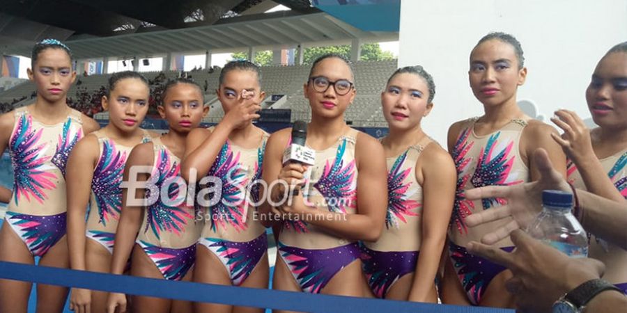 Renang Artistik Asian Games 2018 - Tim Putri Indonesia Belum Dapat Unjuk Gigi