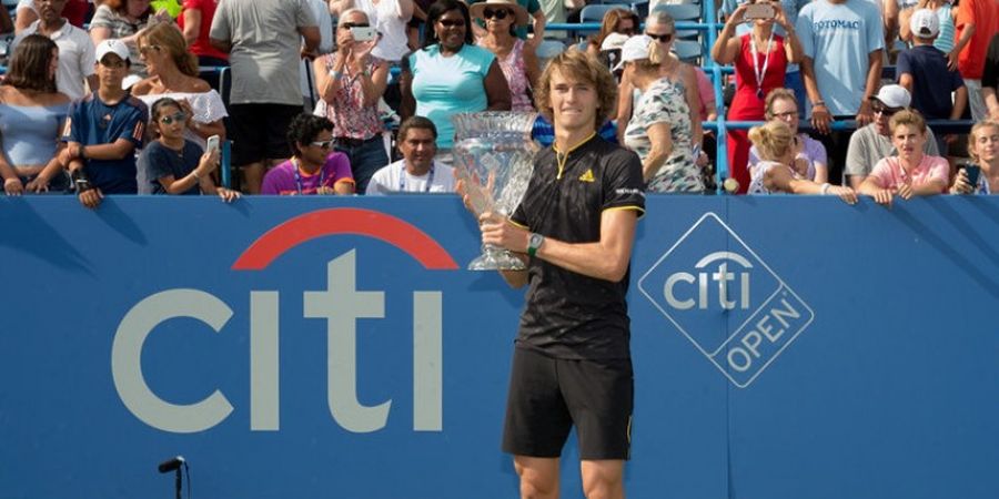 Juarai Citi Open, Alexander Zverev Setara dengan Rafael Nadal