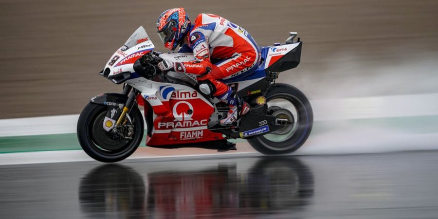 Hasil FP2 MotoGP Valencia 2018 - Danilo Petrucci Tampil Tercepat di Bawah Guyuran Hujan