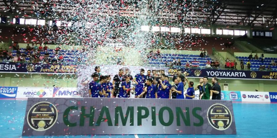 Timnas Futsal Thailand Pastikan Juara Piala AFF Futsal 2018 Setelah Sukses Lumat Malaysia