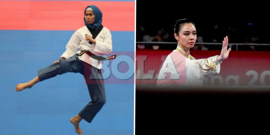 Emas Asian Games 2018 - Defia Rosmaniar dan Lindswell Punya Sikap Berbeda saat Ditonton Presiden Jokowi
