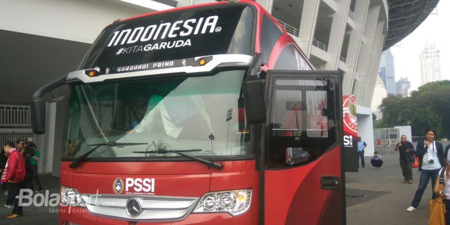 Keren! Begini Mewahnya Bus Khusus Timnas Indonesia untuk Asian Games 2018