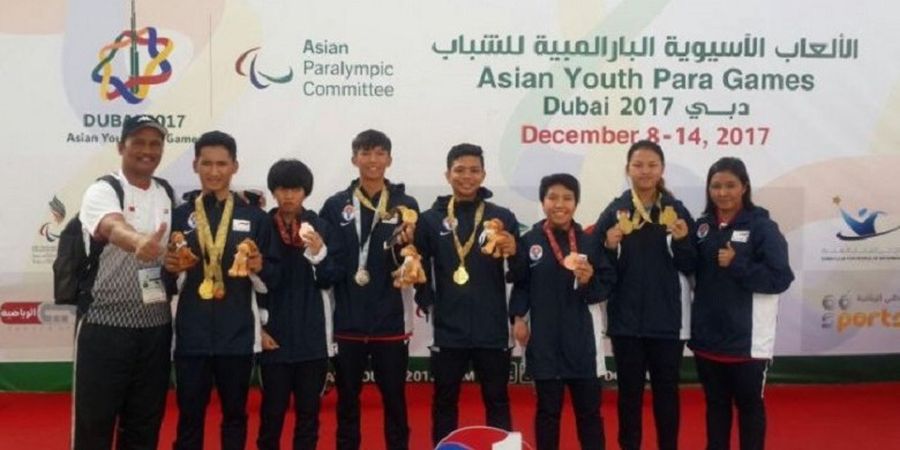 16 Medali Emas Berhasil Diraih Kontingan Asian Youth Para Games