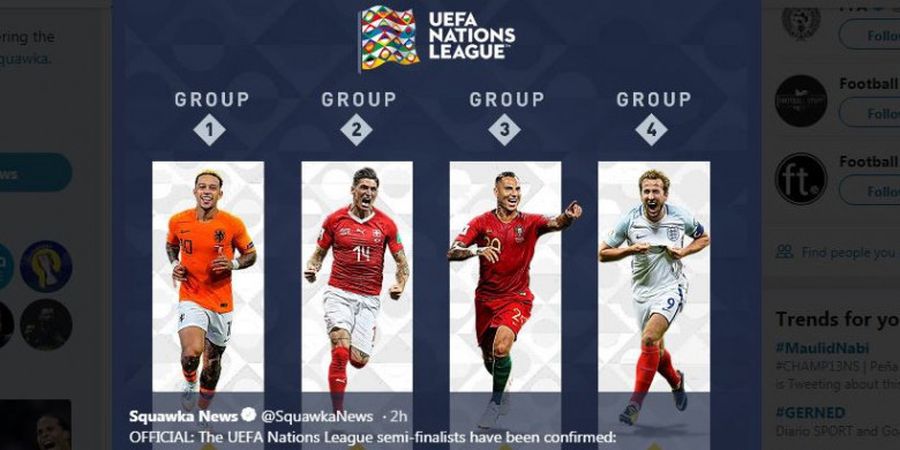 Rekapitulasi UEFA Nations League - Siapa Lolos ke Final, Promosi, dan Degradasi?