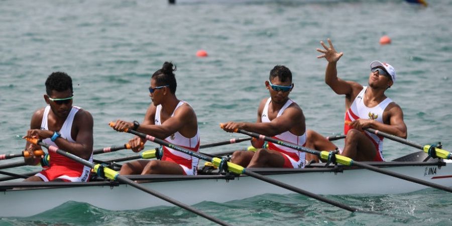 Rowing Asian Games 2018 - Raih Medali Perak, Tim Kelas Ringan 4 Putra Indonesia Perbaiki Pencapaian dalam 12 Tahun